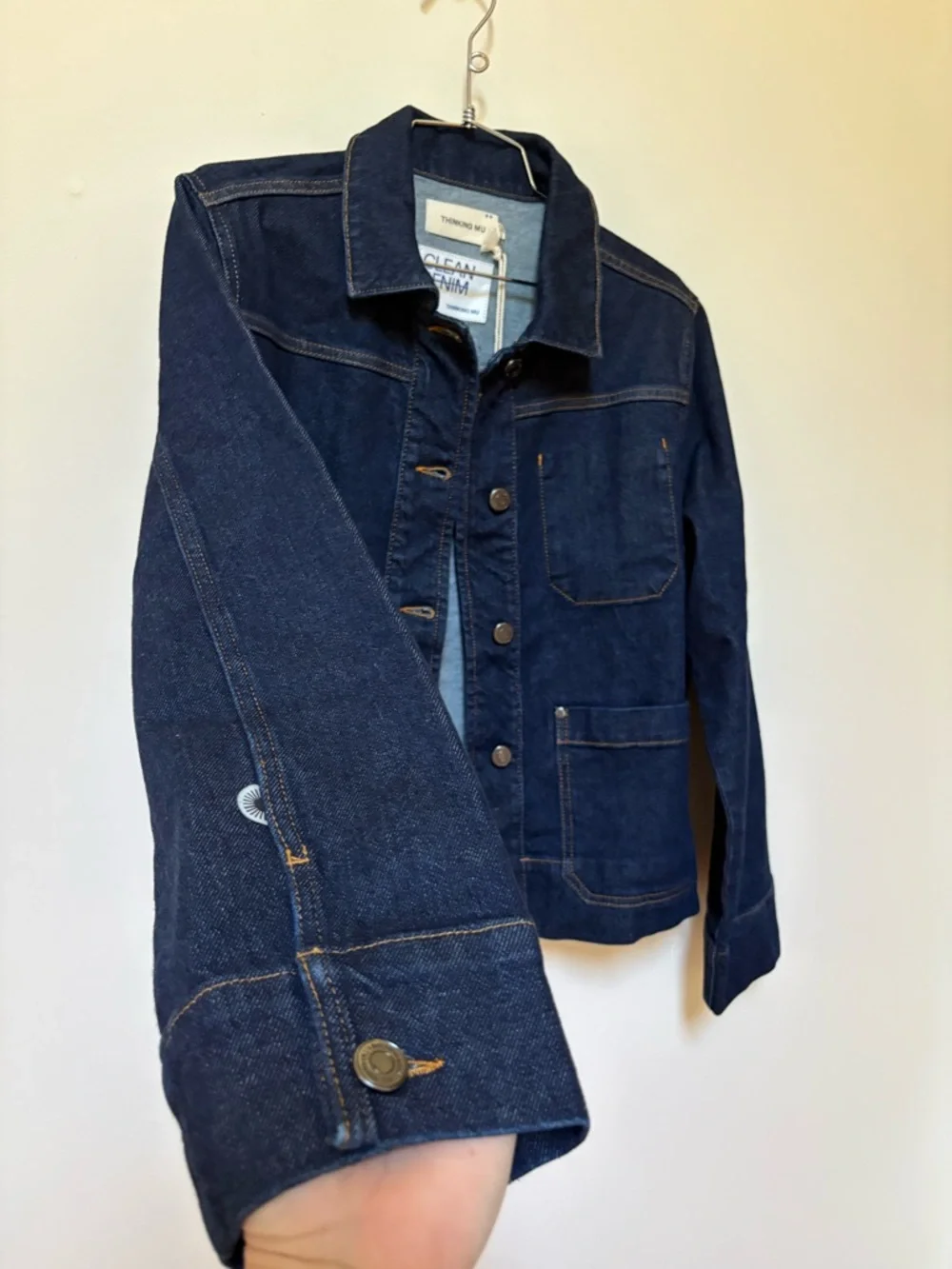 NWT Thinking Mu Debbie Denim Jacket Size Small